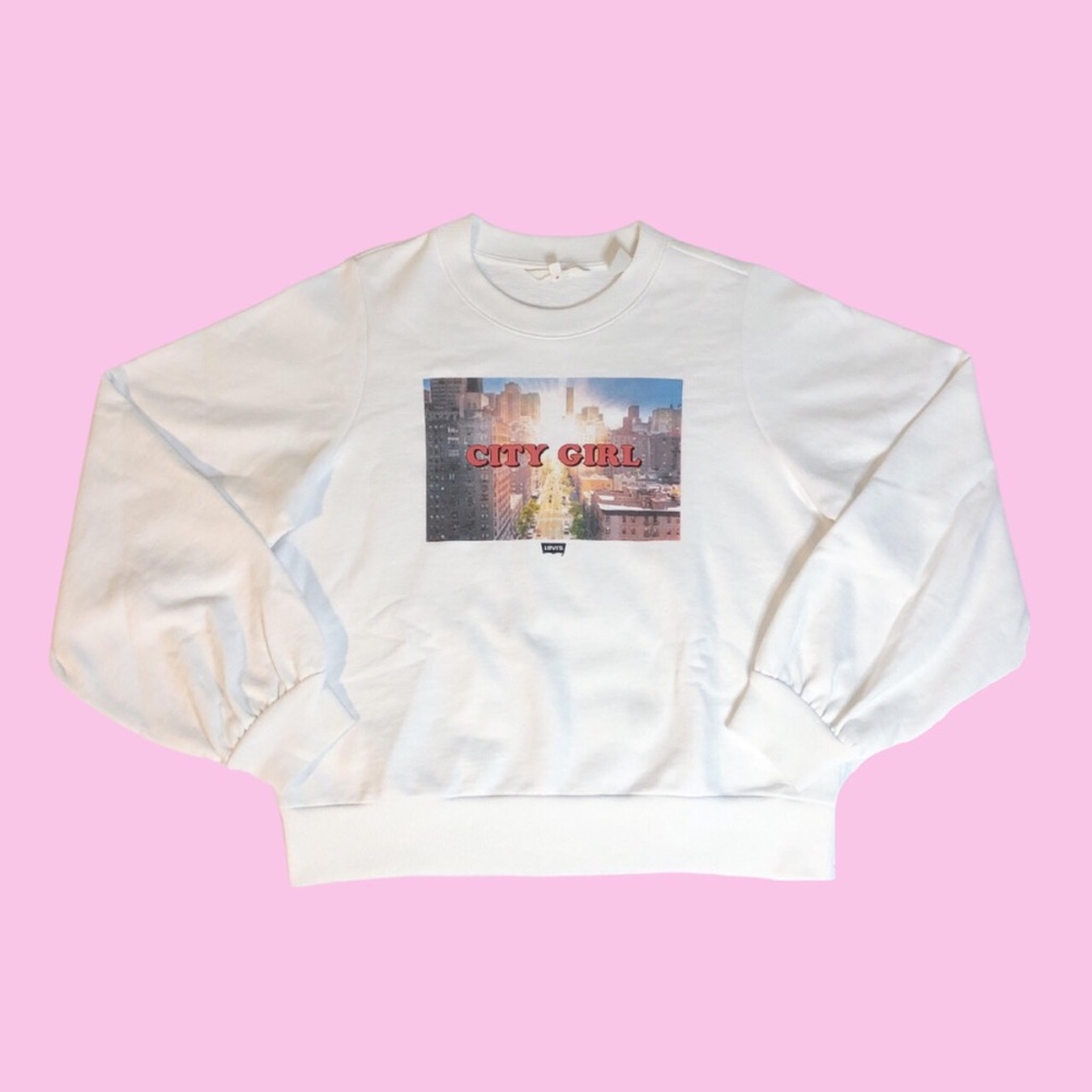 Levi’s Balloon Sleeve City Girl Sweatshirt